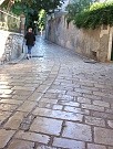 Lussingrande - strada lastricata